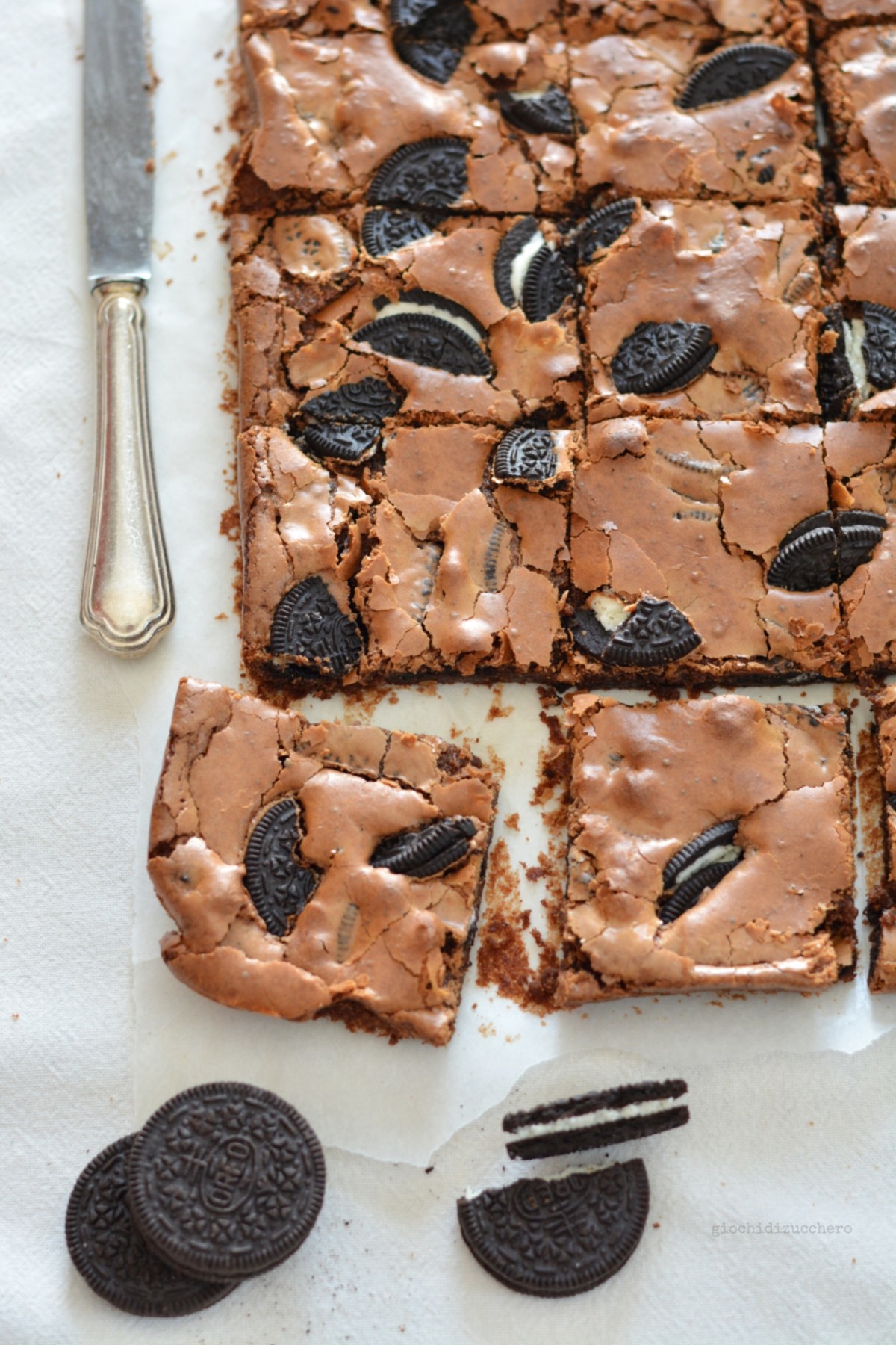 Oreo Brownies di Lorraine Pascale Giochi di Zucchero